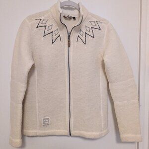 66 North wool full zip sweater jacket